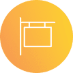 For Sale Yard Sign icon